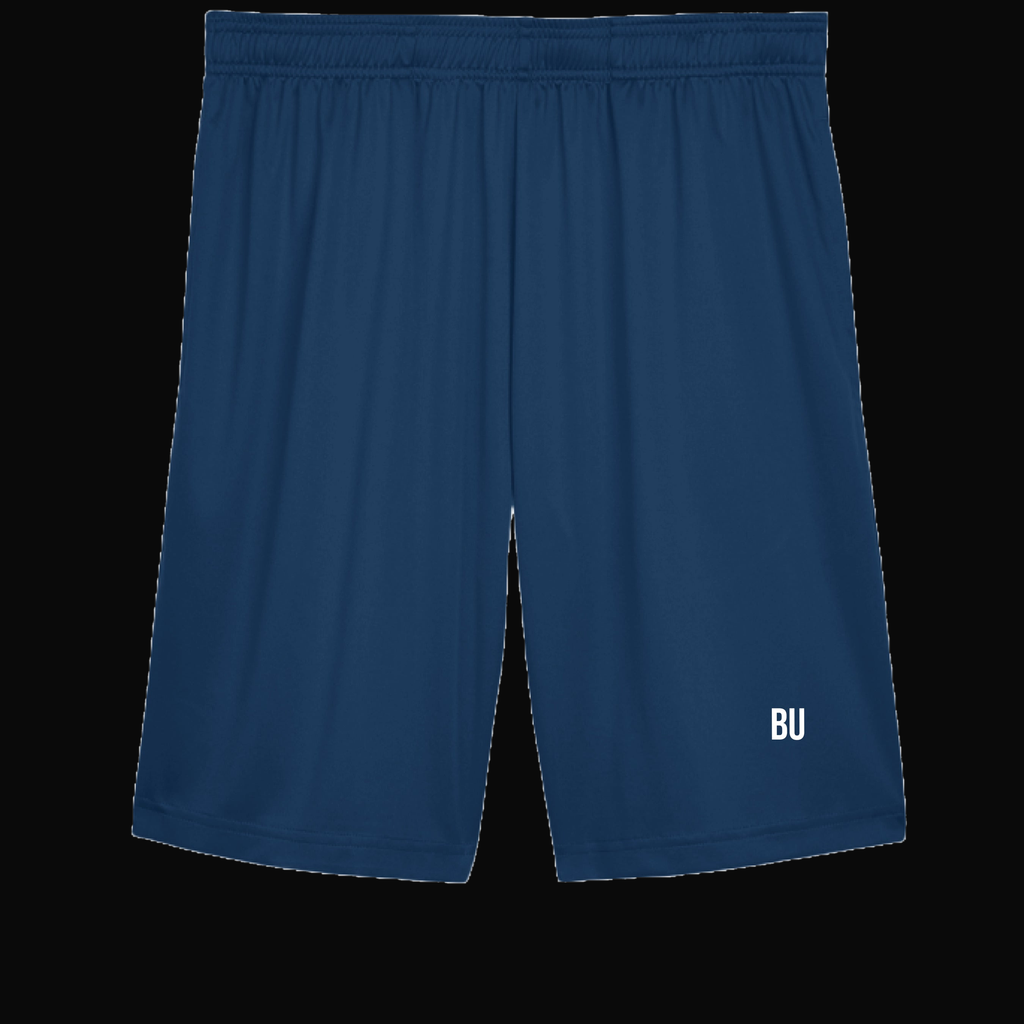 BU Core Training Shorts on dark background
