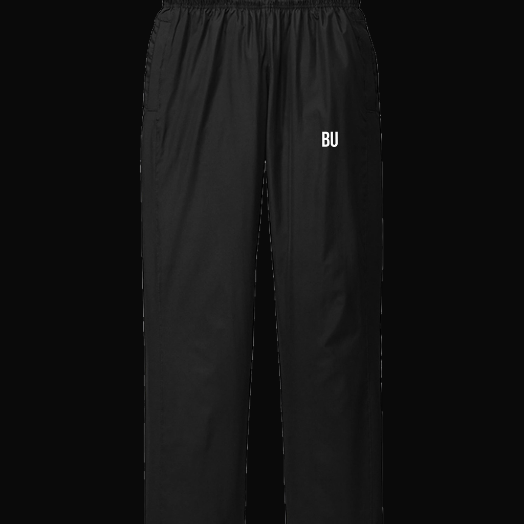 BU Wind Pants (dark variant) on dark background