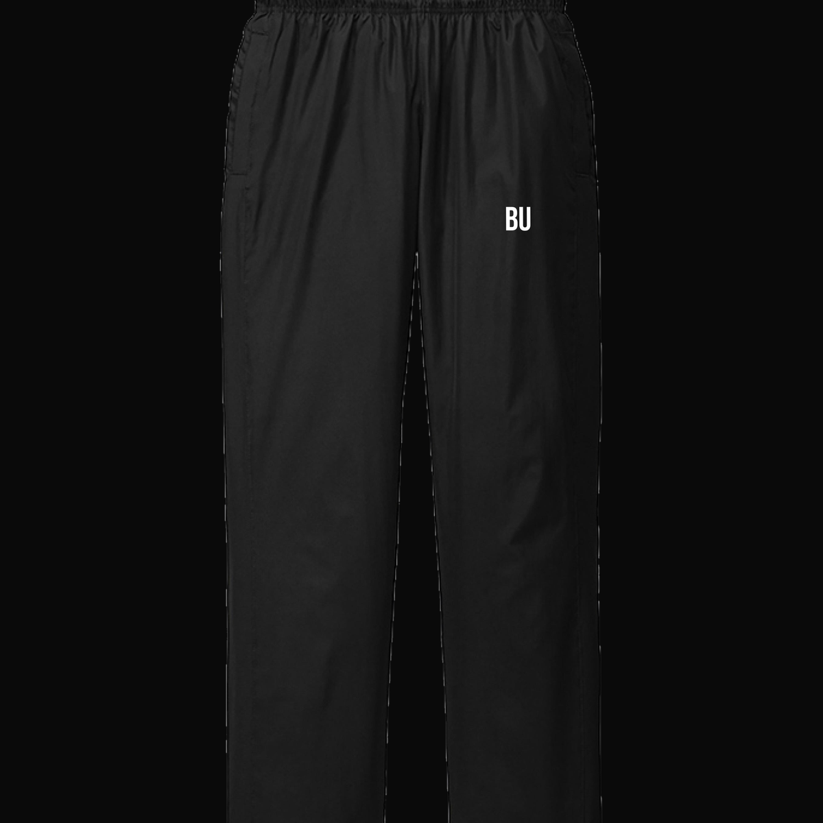 BU Wind Pants (dark variant) on dark background